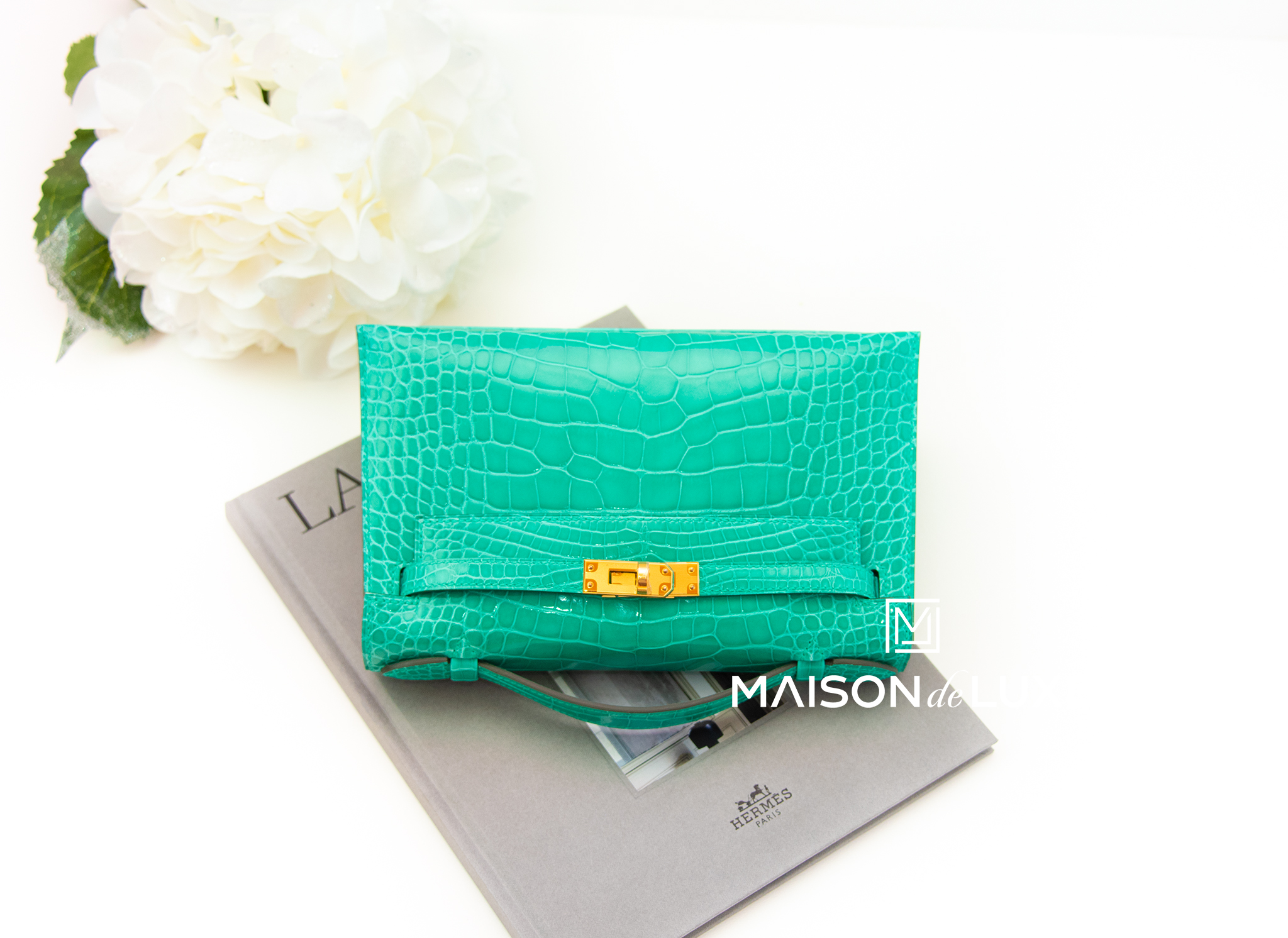 Hermès Kelly Pochette Mini Crocodile Miel Bag – ZAK BAGS ©️